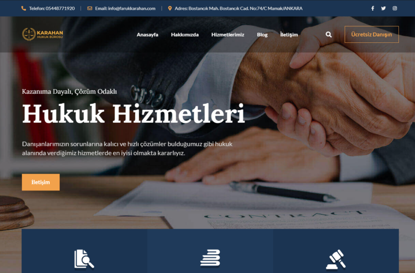 Karahan Hukuk Website